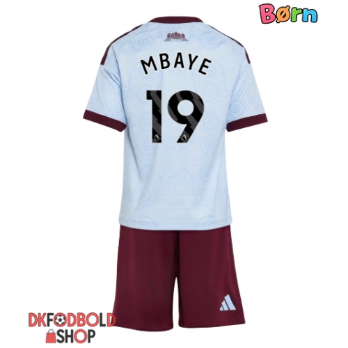 Aston Villa Ibrahim Mbaye #19 Tredje trøje Børn 2026-27 Kort ærmer (+ korte bukser)